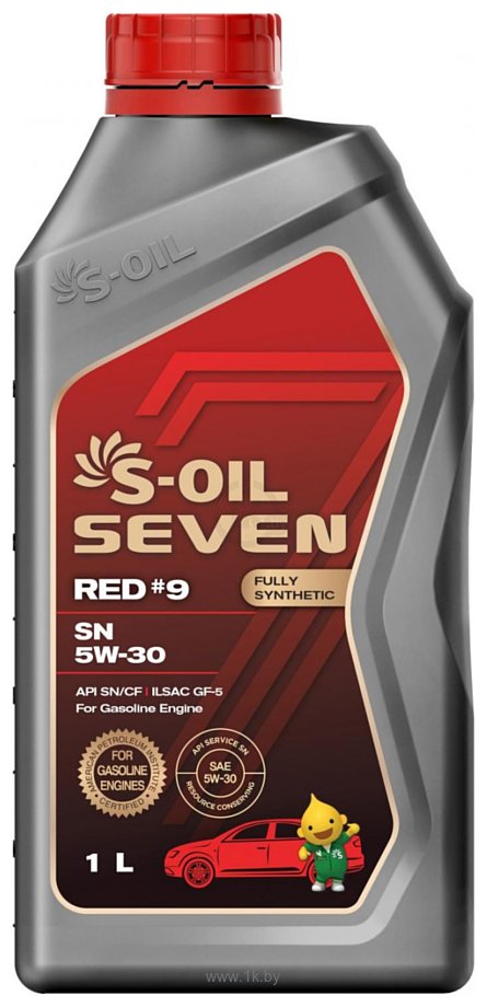 Фотографии S-OIL SEVEN RED #9 SN 5W-30 1л