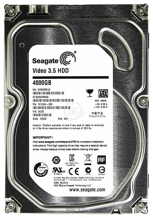 Фотографии Seagate 4TB ST4000VM004