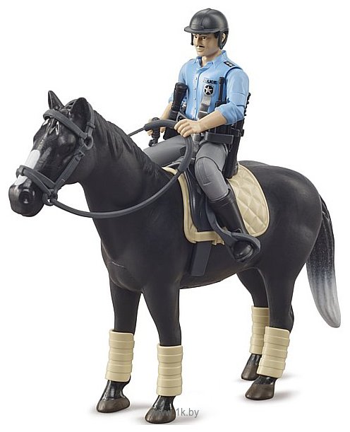 Фотографии Bruder Фигурка полицейского с лошадью 62507