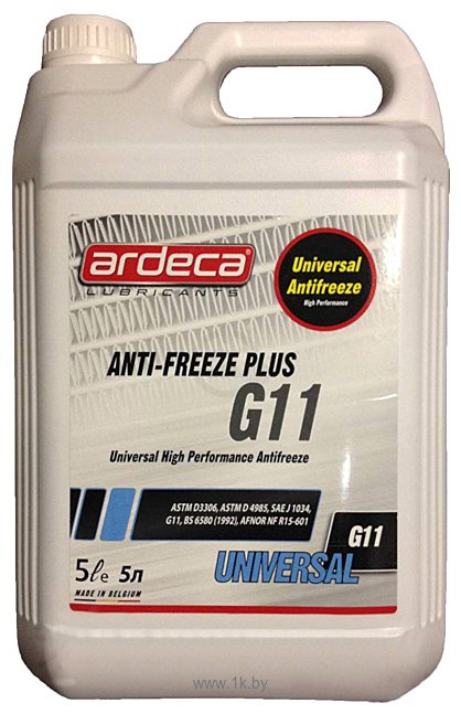 Фотографии Ardeca Antifreeze Plus G11 ARD080007-005 5л