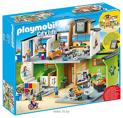 Фотографии Playmobil PM9453 Мебелированное здание школы