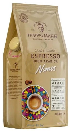 Фотографии Tempelmann Nomos Espresso зерновой 1 кг