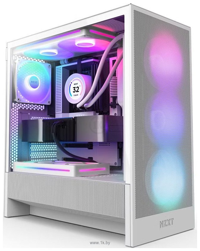 Фотографии NZXT H5 Flow RGB 2024 CC-H52FW-R1