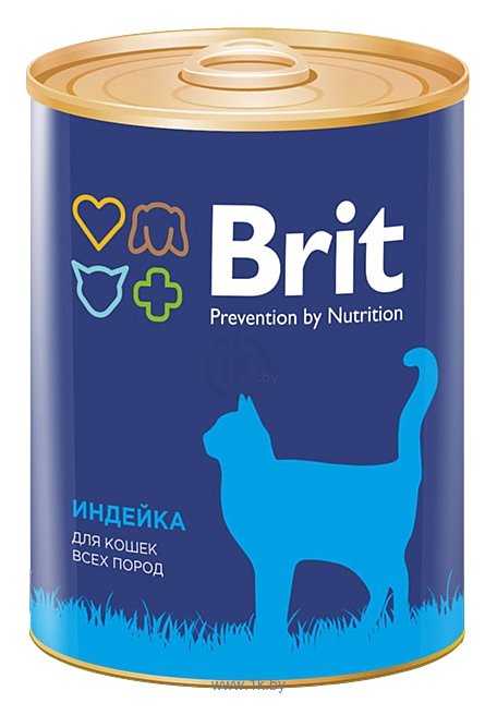 Фотографии Brit (0.34 кг) 12 шт. Консервы для кошек Индейка