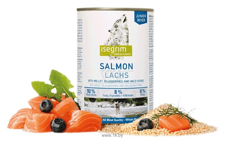 Фотографии Isegrim (0.4 кг) 1 шт. Консервы Junior River Salmon