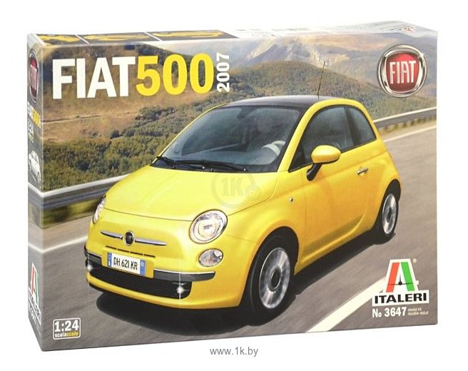 Фотографии Italeri 3647 Автомобиль Fiat 500 2007