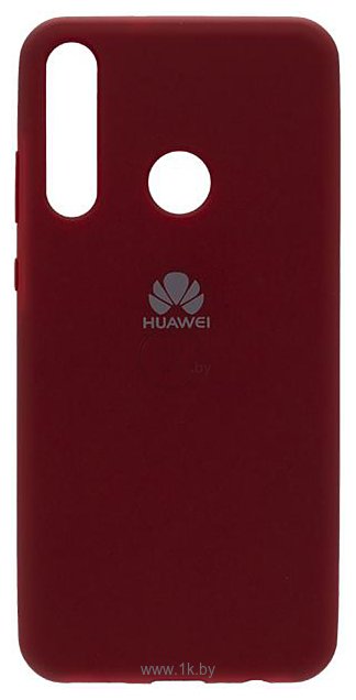 Фотографии EXPERTS Original Tpu для Huawei Y6p с LOGO (темно-красный)