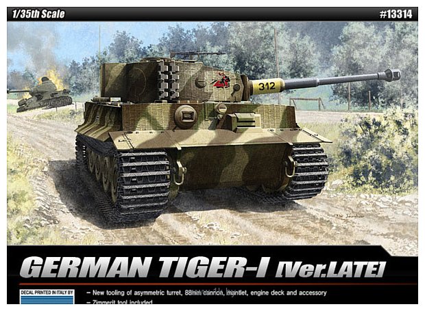 Фотографии Academy Танк Tiger I Late Version 1/35 13314