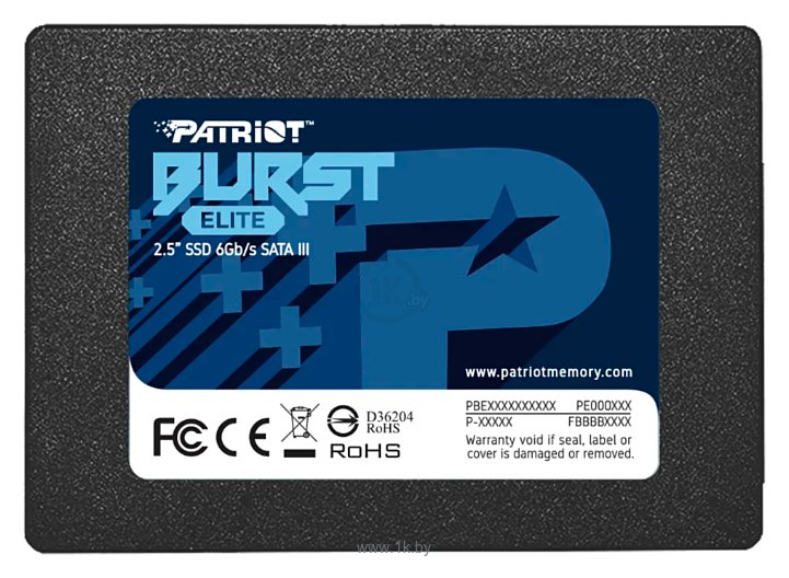 Фотографии Patriot Memory Burst Elite 1920 GB PBE192TS25SSDR