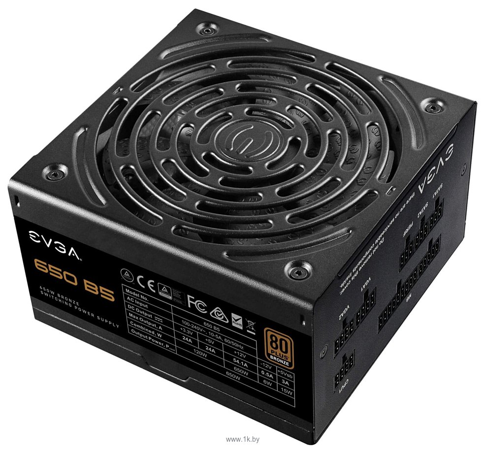 Фотографии EVGA B5 650W (220-B5-0650-V2)