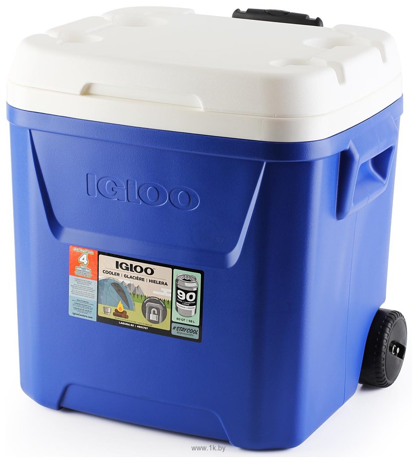 Фотографии Igloo Laguna 60 QT Roller Blue 00034493 57л (синий/белый)