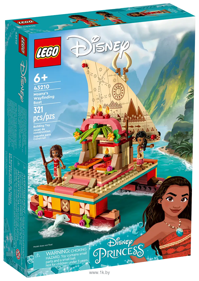 Фотографии LEGO Disney Princess 43210 Лодка-путешественник Моаны