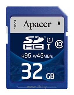 Фотографии Apacer SDHC Class 10 UHS-I U1 (R95 W45 MB/s) 32GB