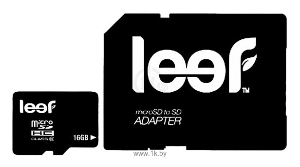 Фотографии Leef microSDHC Class 6 16GB + SD adapter
