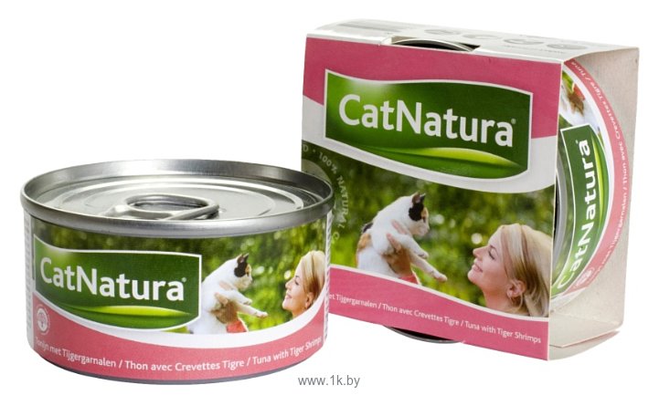 Фотографии CatNatura Тунец с тигровыми креветками (0.085 кг) 1 шт.