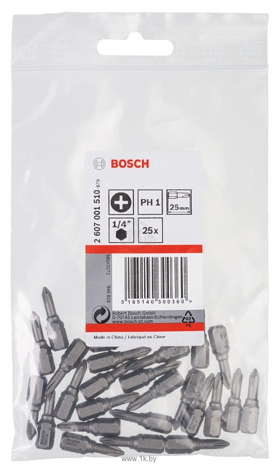 Фотографии Bosch 2607001510 25 предметов