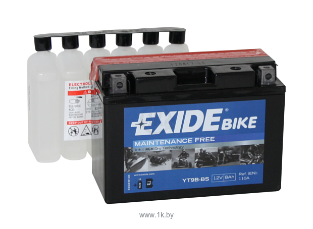 Фотографии Exide Maintenance YT9B-BS 