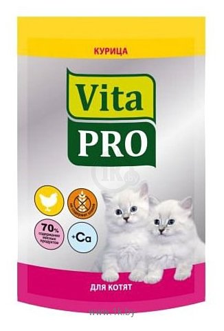 Фотографии Vita PRO Мясное меню для котят (пауч), курица (0.1 кг) 1 шт.