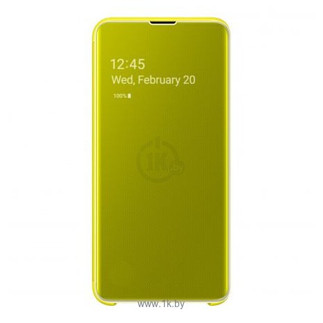 Фотографии Samsung Clear View Cover для Samsung Galaxy S10e (желтый)