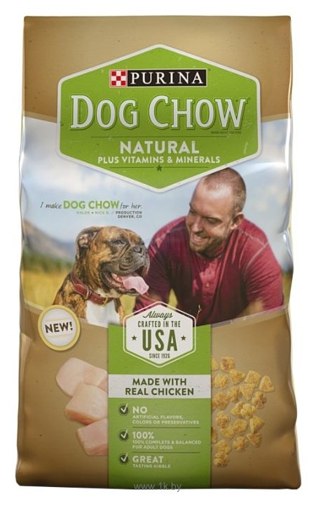 Фотографии DOG CHOW Natural с курицей (1.81 кг)