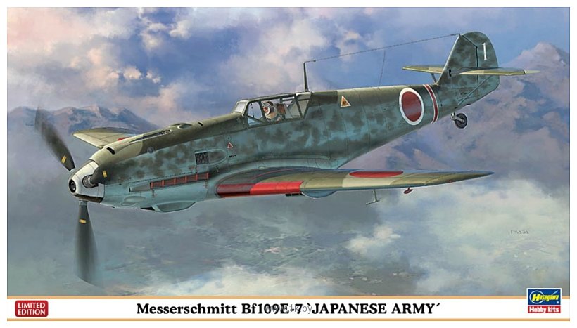 Фотографии Hasegawa Истребитель Messerschmitt BF109E-7 Japanese Army