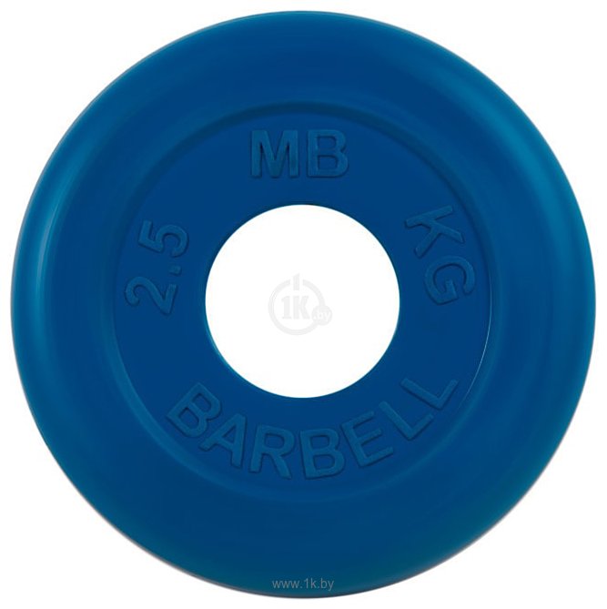 Фотографии MB Barbell Стандарт 51 мм (1x2.5 кг, синий)