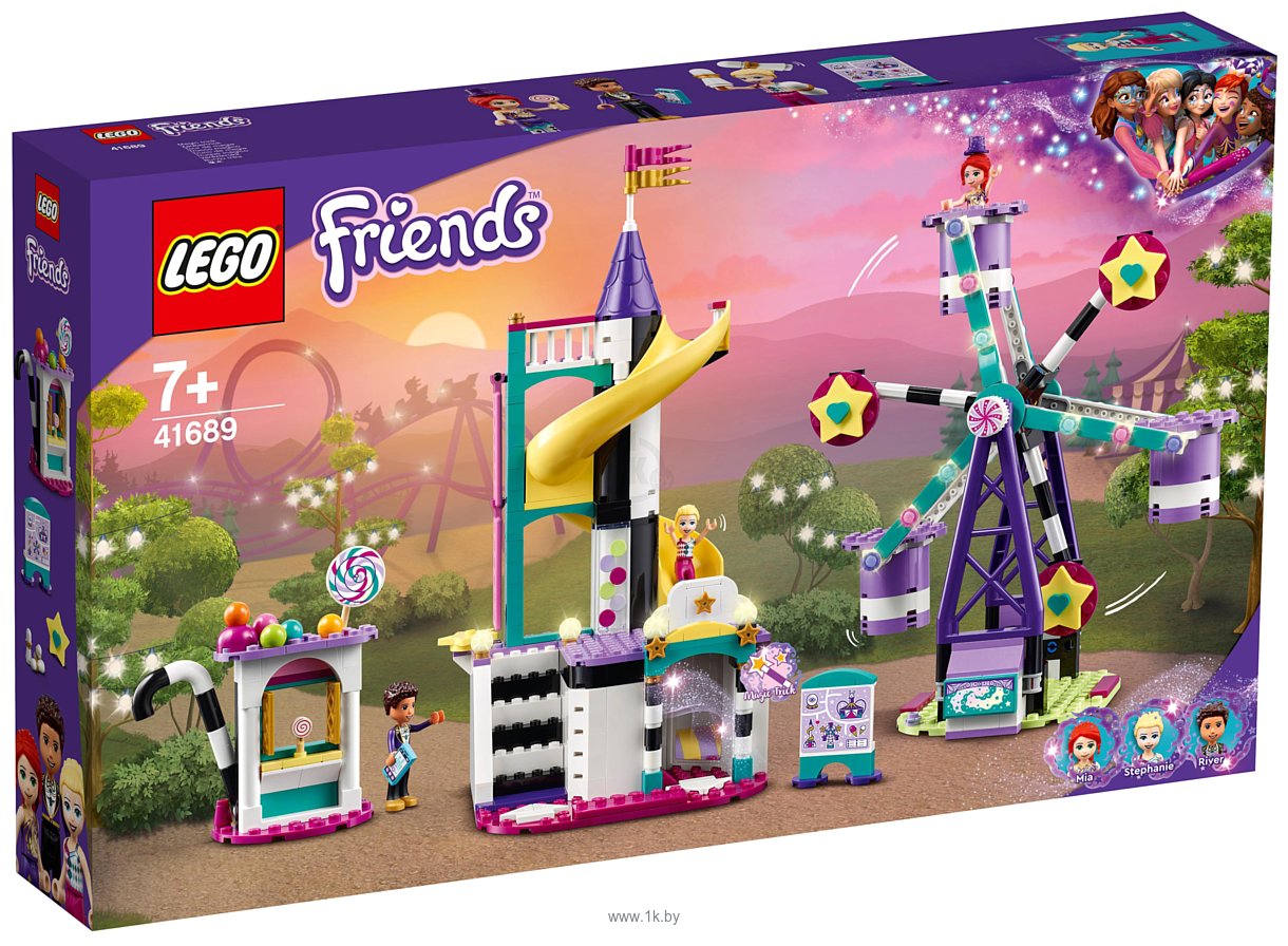 Фотографии LEGO Friends 41689 Волшебное колесо обозрения и горка