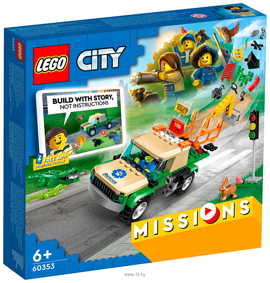 Фотографии LEGO City 60353 Миссии по спасению диких животных