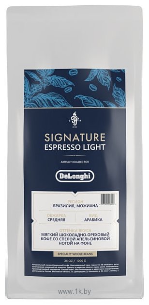 Фотографии DeLonghi Signature Espresso Light 1 кг