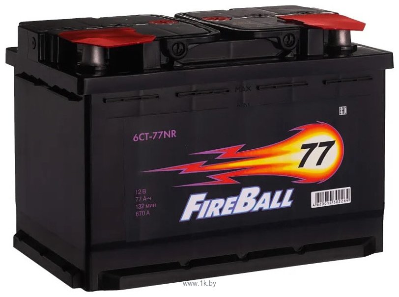 Фотографии FireBall 6СТ-77 N (77Ah)