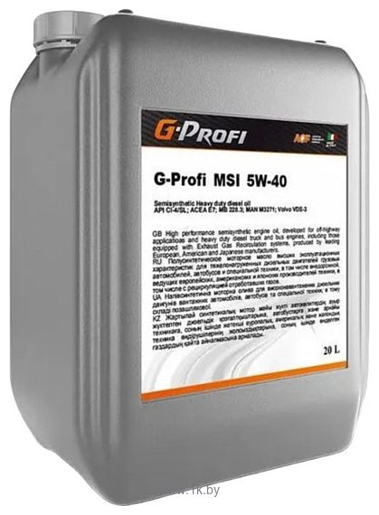 Фотографии G-Energy G-Profi MSI 5W-40 20л