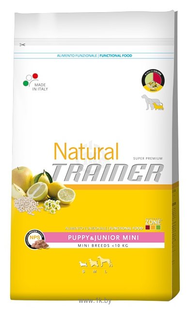 Фотографии TRAINER Natural Puppy&Junior Mini dry (2 кг)