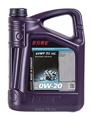 Фотографии ROWE Hightec Synt RS HC SAE 0W-20 5л (20134-0050-03)