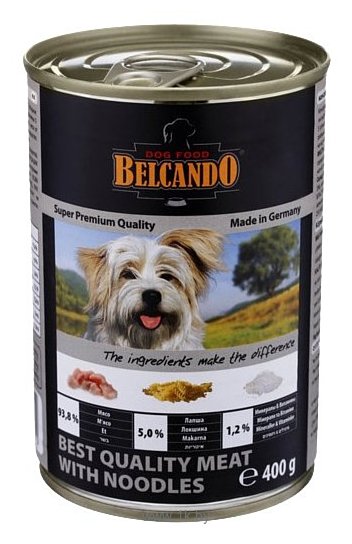 Фотографии Belcando Отборное мясо с лапшой (0.4 кг) 24 шт.