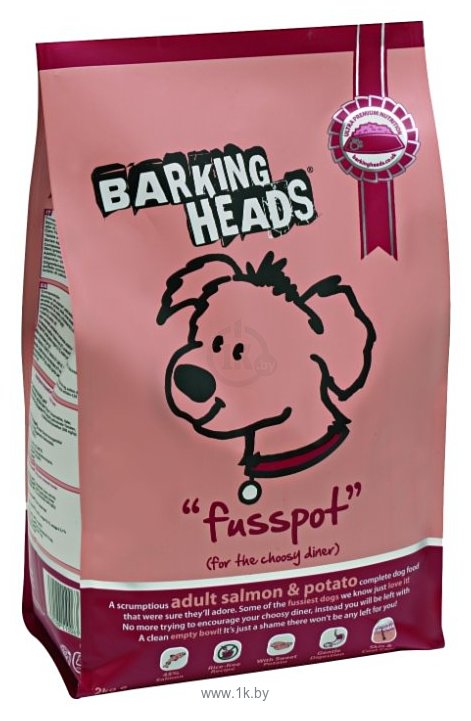 Фотографии Barking Heads Для собак с лососем и картофелем Суета вокруг миски (6 кг)
