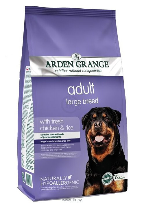 Фотографии Arden Grange (12 кг) Adult Large Breed курица и рис сухой корм для взрослых собак крупных пород