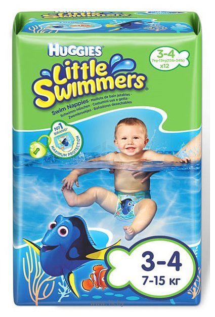 Фотографии Huggies Little Swimmers 3-4 (7-15 кг) 12 шт