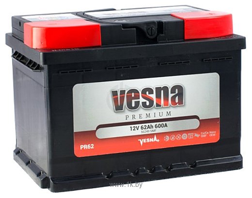 Фотографии Vesna Premium PR62 (62Ah)