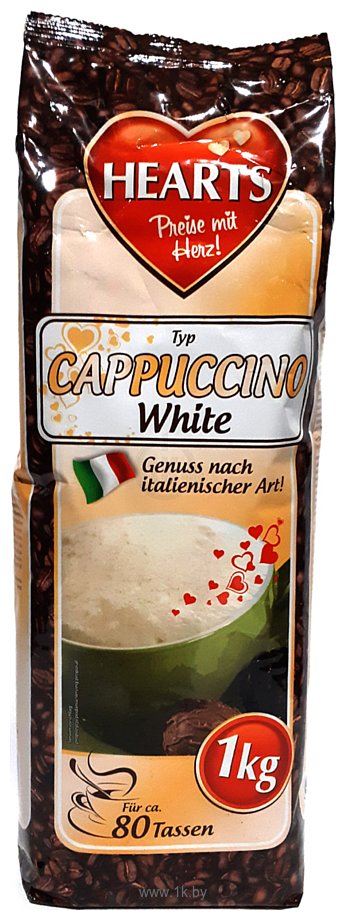 Фотографии Hearts Cappuccino White растворимый 1 кг