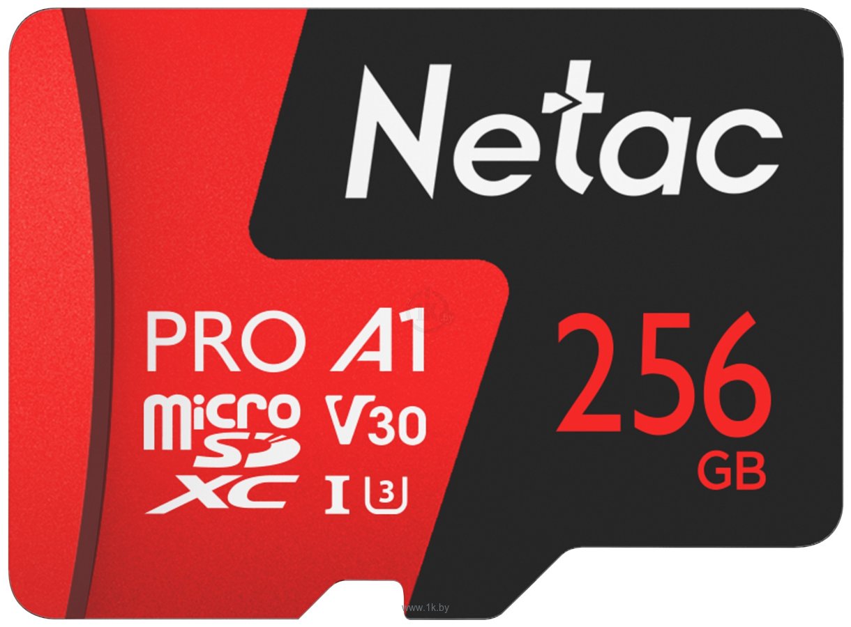 Фотографии Netac MicroSDXC 256GB V30/A1/C10 Netac P500 Extreme Pro с адаптером