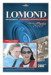 Фотографии Lomond суперглянцевая односторонняя A3 280 г/кв.м. 20 листов (1104102)