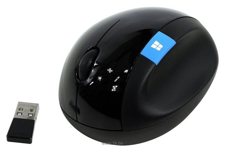 Фотографии Microsoft Sculpt Ergonomic Mouse для бизнеса 5LV-00002 black USB