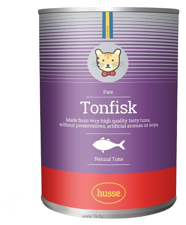 Фотографии Husse (0.4 кг) 1 шт. Консервы для кошек Tonfisk Pate