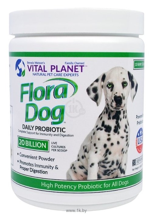Фотографии VITAL PLANET Flora Dog 20 Billion Probiotic Powder