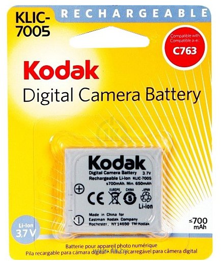 Фотографии Kodak KLIC-7005