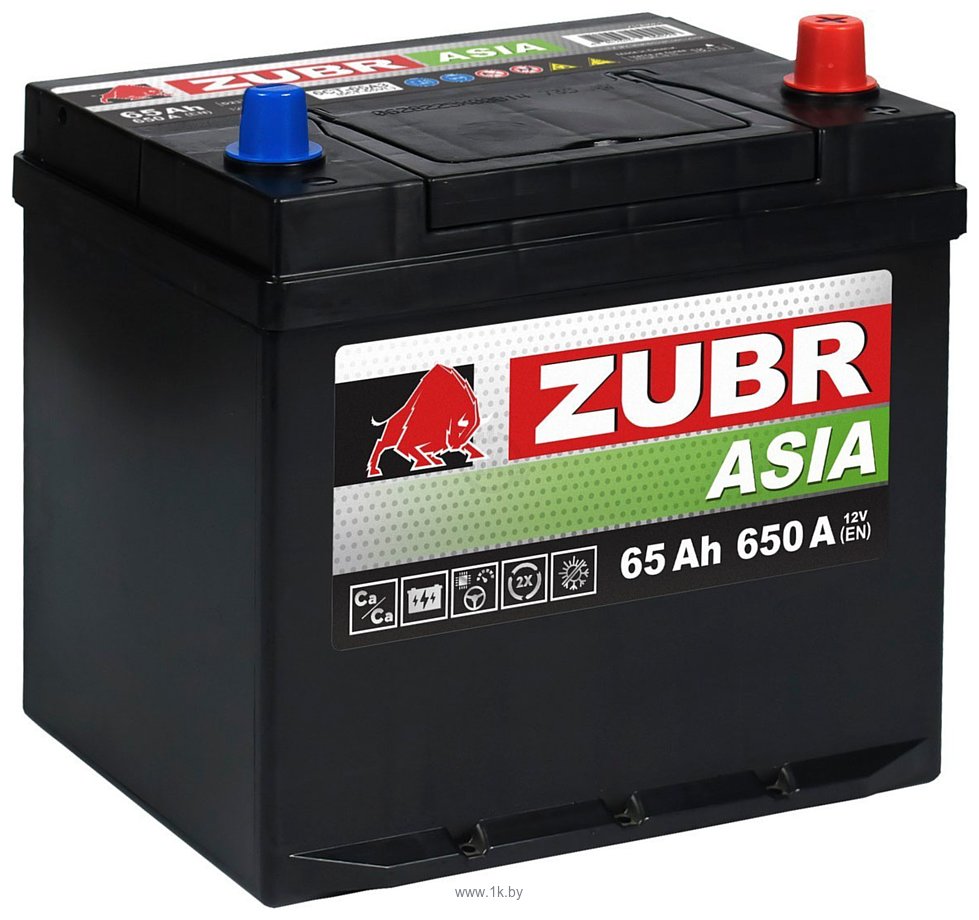 Фотографии Zubr 65 Ah ZUBR Premium Asia R+