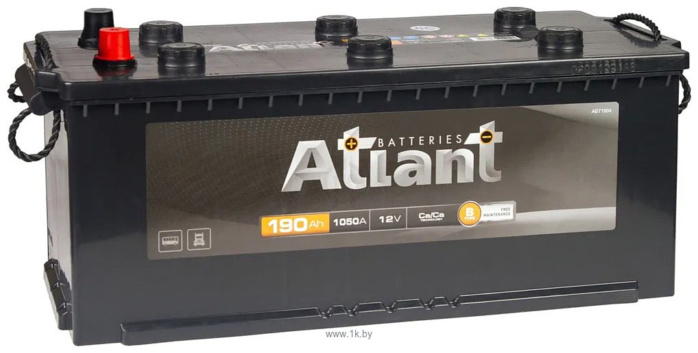 Фотографии Atlant Black RT+ под болт (190Ah)