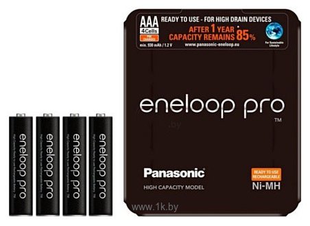 Фотографии Panasonic Eneloop Pro AAA 930 mAh 4BP (BK-4HCDE/4LE)