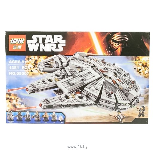 Фотографии Lepin Star Wars 05007 Сокол Тысячелетия аналог Lego 75105