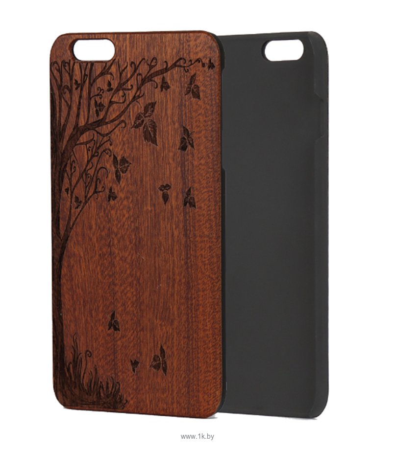 Фотографии Case Wood для Apple iPhone 7/8 (сапеле, осень)